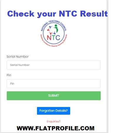 ntc exam result|gtle portal.